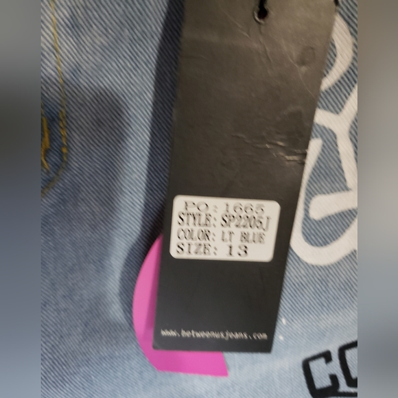 NWT Just Between Us Junior Size 13 Jeans - Picture 6 of 8